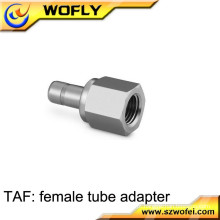 Tubo e conexão roscada fêmea do gás acessórios de compressão do adaptador de tubulação